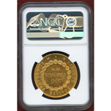 フランス 1878A 100フラン金貨 エンジェル立像 NGC MS64