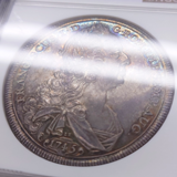 ドイツ アウグスブルク 1745 IT ターラー 銀貨 女神座像 NGC MS62