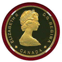 カナダ 1989年 100ドル 金貨 サントマリー350周年記念 NGC PF68UC