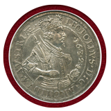 神聖ローマ帝国 オーストリア 1632年 ターラー 銀貨 レオポルト大公 AU58