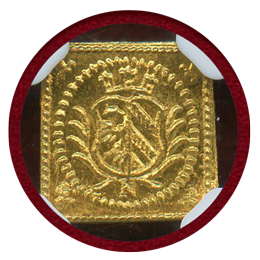 ドイツ 1700N 1/8 ラムダカット 金貨 神の子羊 クリッペ NGC MS65