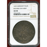 ドイツ バイエルン 1626年 ターラー銀貨 マドンナ NGC AU58