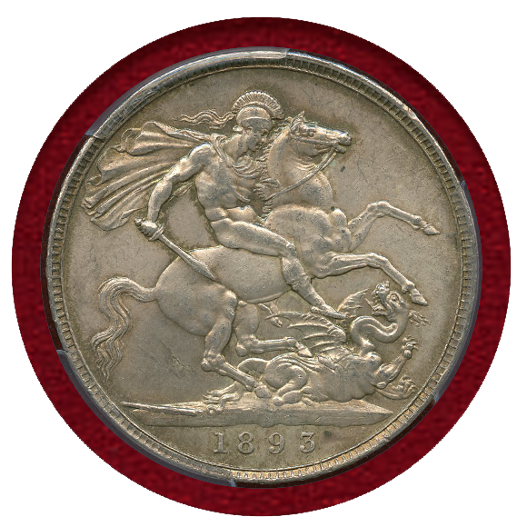 JCC | ジャパンコインキャビネット / イギリス 1893年 クラウン 銀貨 ...
