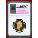 イギリス 1988年 2ポンド 金貨 エリザベス2世 NGC PF69UC