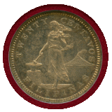 フィリピン 1904年 20センタボ 銀貨 女性立像 NGC PF62