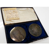 【SOLD】イギリス 1839年 王立地理学会 ウィリアム4世 銀打ち試作メダル