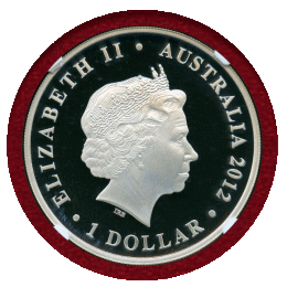 オーストラリア 2012P $1 銀貨 エリザベスⅡ ダイヤモンドジュビリー NGC PF70UC