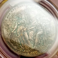 【SOLD】オーストリア 1880年 2フローリン 銀貨 第一回連邦射撃祭 PCGS MS66