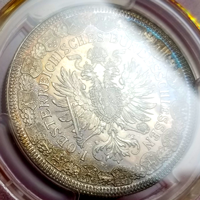 【SOLD】オーストリア 1880年 2フローリン 銀貨 第一回連邦射撃祭 PCGS MS66