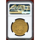 フランス 1868A 100フラン 金貨 ナポレオン3世有冠 NGC MS61