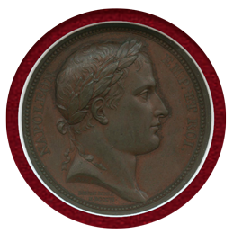 【SOLD】フランス 1813年 銅メダル ナポレオン1世 リュッツェンの戦い NGC MS62BN
