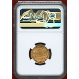 【SOLD】スイス 1927B 20フラン金貨 アルプスと少女 ブレネリ NGC MS66+