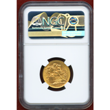 【SOLD】オーストラリア 1895M ソブリン金貨 ヴィクトリア オールドヘッド NGC MS62