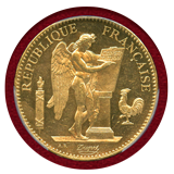 フランス 1899A 100フラン金貨 エンジェル立像 PCGS MS64