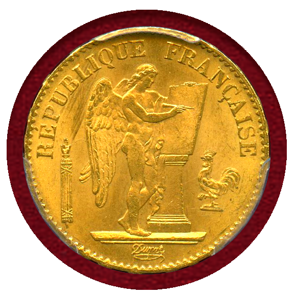 JCC | ジャパンコインキャビネット / フランス 1877A 20フラン 金貨 
