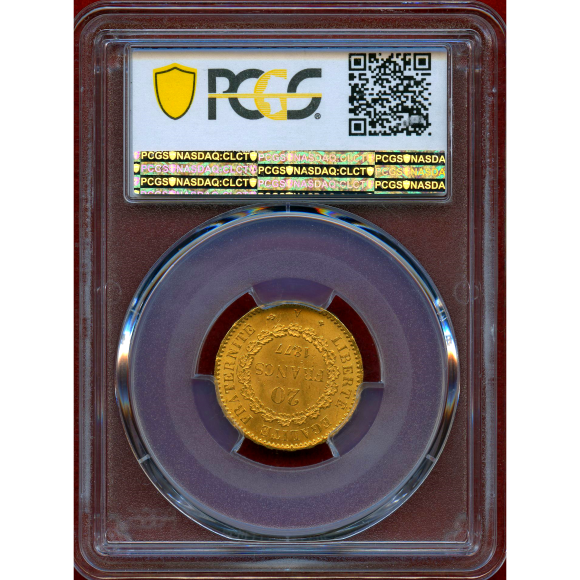 JCC | ジャパンコインキャビネット / フランス 1877A 20フラン 金貨