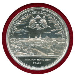 チェコ共和国 2024年 2oz 銀メダル ストラホフライブラリー NGC PF70CAMEO