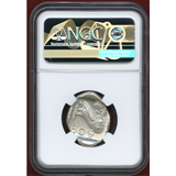 古代ギリシャ アッティカ アテネ 440-404BC 4ドラクマ 銀貨 フクロウ NGC MS