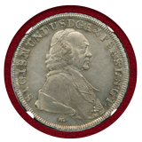 オーストリア ザルツブルク 1760年 ターラー銀貨 ジギスムント3世 NGC MS61