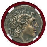 【SOLD】トラキア 305-281BC 4ドラクマ 銀貨 アレキサンダー大王 アモンの角 ChAU