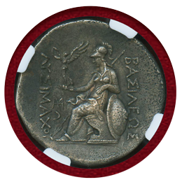 【SOLD】トラキア 305-281BC 4ドラクマ 銀貨 アレキサンダー大王 アモンの角 ChAU
