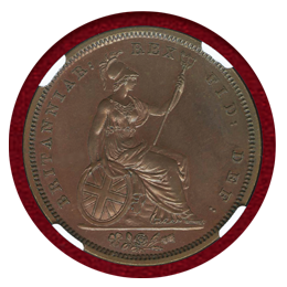 イギリス 1831年 ペニー 銅貨 ウィリアム4世 NGC PF64BN