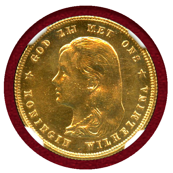 JCC | ジャパンコインキャビネット / オランダ 1897年 10グルデン 金貨 