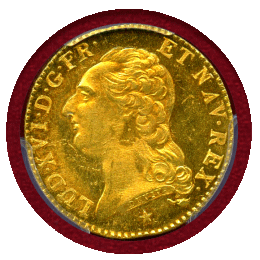 フランス 1786W ルイドール 金貨 ルイ16世 PCGS MS64