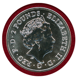 イギリス 2022年 2ポンド 1oz 銀貨 王室紋章