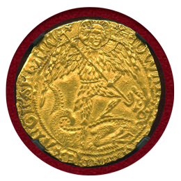 イギリス (1480-83) エンジェル 金貨 エドワード4世 NGC MS63