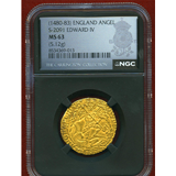 イギリス (1480-83) エンジェル 金貨 エドワード4世 NGC MS63