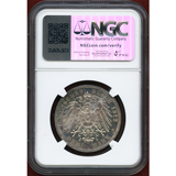ドイツ リューベック 1912A 3マルク 銀貨 双頭の鷲 NGC PF65