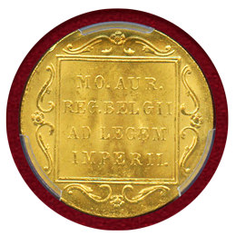 オランダ 1927年 ダカット 金貨 騎士立像 PCGS MS64