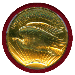 アメリカ 2009年 20ドル 金貨 ウルトラハイレリーフ MS70PL ゴーデンスサイン入りラベル