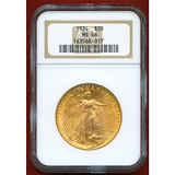 アメリカ 1924年 20ドル 金貨 セントゴーデンス PCGS MS66