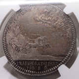 イギリス 1689年 銀メダル ウィリアム&メアリー戴冠記念 コロネーション NGC MS62