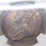 イギリス 1702年 銀メダル アン女王戴冠記念 コロネーション NGC MS62
