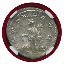 古代ローマ AD244-249 ダブルデナリウス銀貨 フィリップ1世 NGC Ch XF