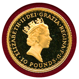 イギリス 1991年 10ポンド 金貨 ブリタニア プルーフ
