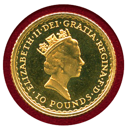 イギリス 1992年 10ポンド 金貨 ブリタニア プルーフ
