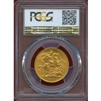 イギリス 1902年 2ポンド 金貨 エドワード7世 PCGS MS63