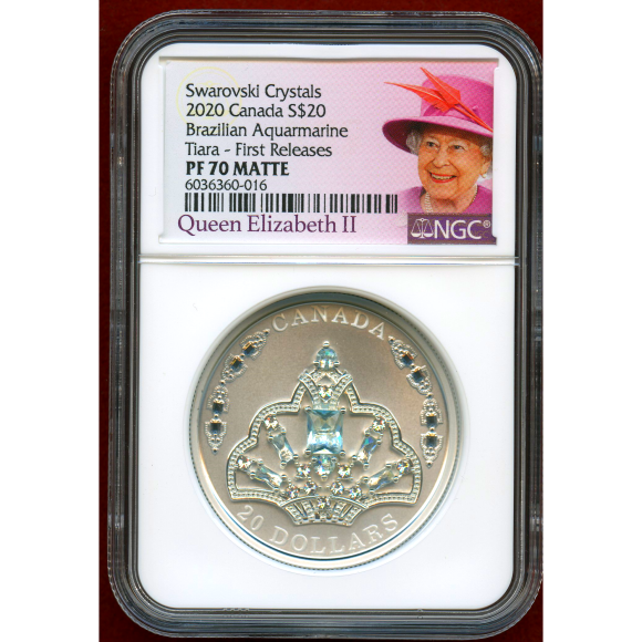 2007年 カナダ銀貨 スノーフレーク・アクアマリン・コイン No.857 - 旧 ...