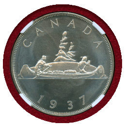 カナダ (1937) $1 2枚セット ファンタジー エドワード8世 PF67UC-68RD