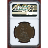 イギリス 1839年 ペニー銅貨 プルーフ ヴィクトリア女王 W.W. NGC PF64BN