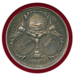 ドイツ シレジア ND 銀メダル NGC AUD Cleaned