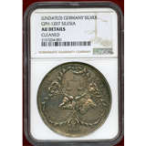 ドイツ シレジア ND 銀メダル NGC AUD Cleaned