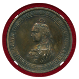イギリス 1887年 銀メダル ヴィクトリア女王即位50周年記念 NGC MS62