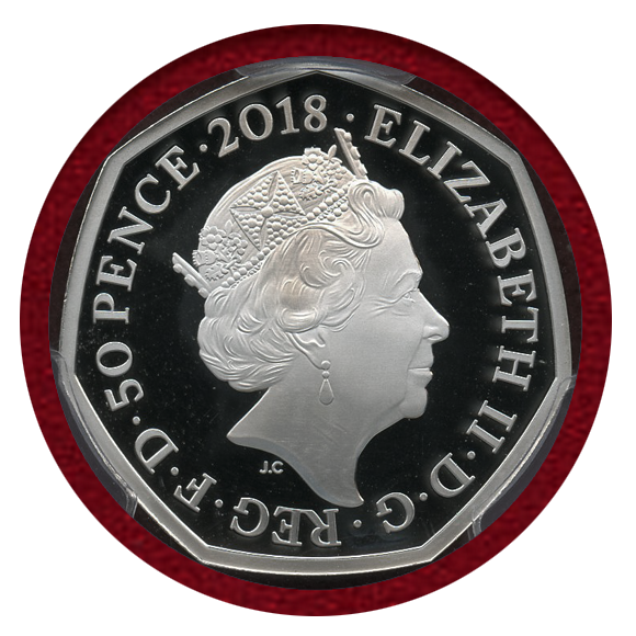 JCC | ジャパンコインキャビネット / イギリス 2018年 50ペンス銀貨