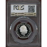 イギリス 2018年 50ペンス銀貨 ピーター・ラビット PCGS PR68DCAM