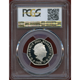 イギリス 2017年 50ペンス銀貨 ベンジャミン・バニー PCGS PR68DCAM